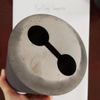 Graphite tube mould for brass casting 